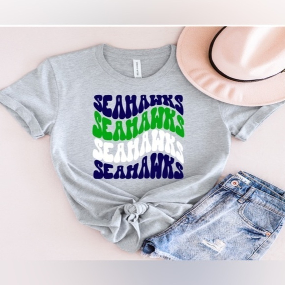 Seahawks Wavy Tee